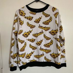 Forever 21 pizza sweater
